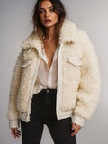 Veste Teddy Bear Écrue