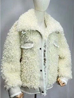 Veste Teddy Bear Écrue