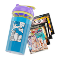 Waifu Cups Season 5.1 Pillow Talk Shaker Tilted over 4 Free Sample Packs