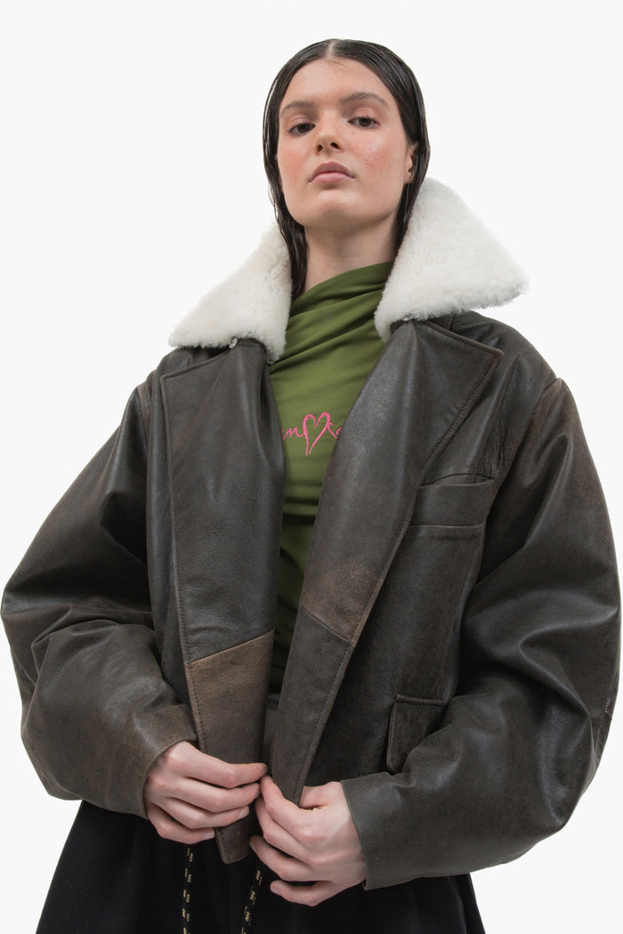 Wide Aviator Jacket