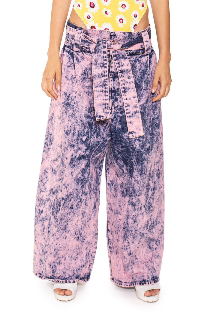 Wide Jeans Pink