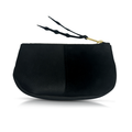 Wildwood Oyster Co. Makeup Bag in Black Leather