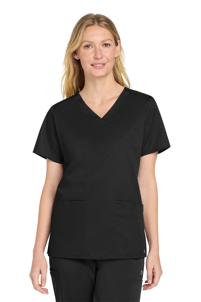 Wink® Women’s WorkFlex™ V-Neck Top | WW4560 - The Lemon Print & Design Studio