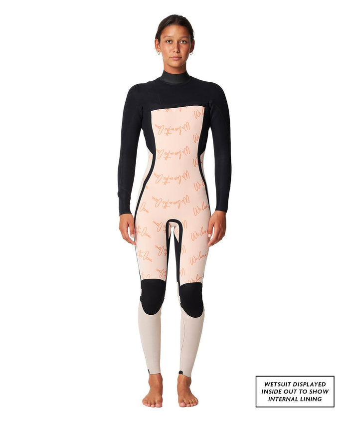 Women's Bahia 3/2mm Steamer Back Zip - Black