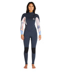 Women's Bahia 4/3mm Steamer Chest Zip - Desert Bloom