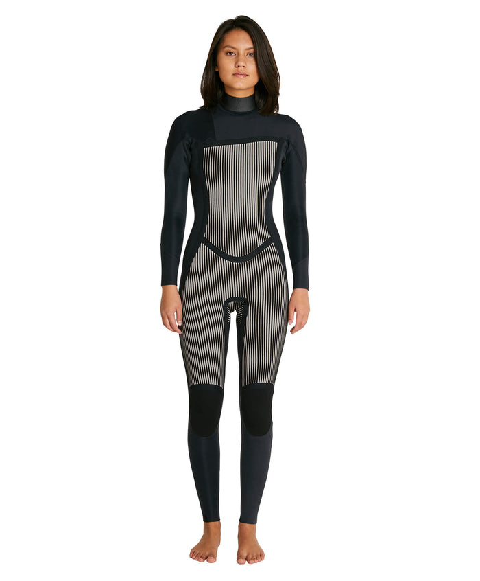 Women's Bahia 4/3mm Steamer Chest Zip - Desert Bloom