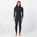 Women's HyperFire X 3/2mm Steamer Chest Zip - Black