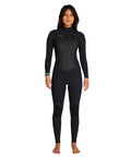 Women's Psycho Tech 3/2mm Steamer Chest Zip - Black
