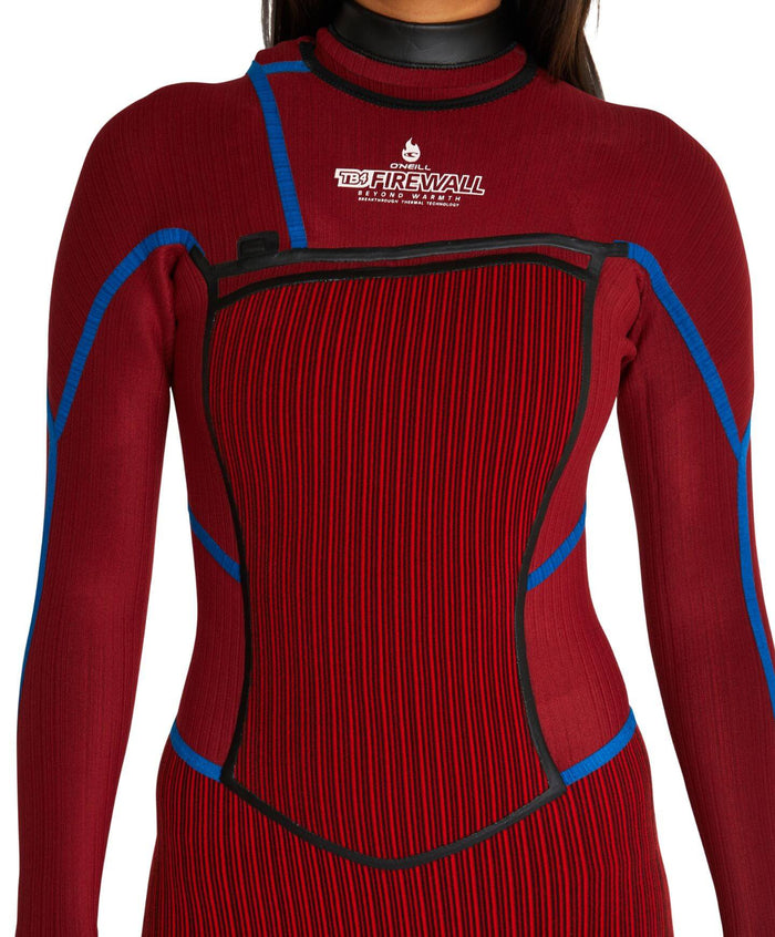 Women's Psycho Tech 3/2mm Steamer Chest Zip - Black